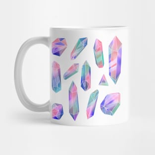 Iridescent crystals Mug